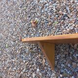 Wall shelf wood varnished pine