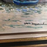 Marine painting oil on canvas