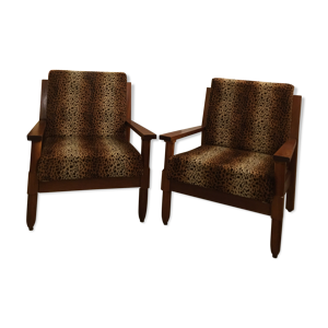 fauteuils en chêne art