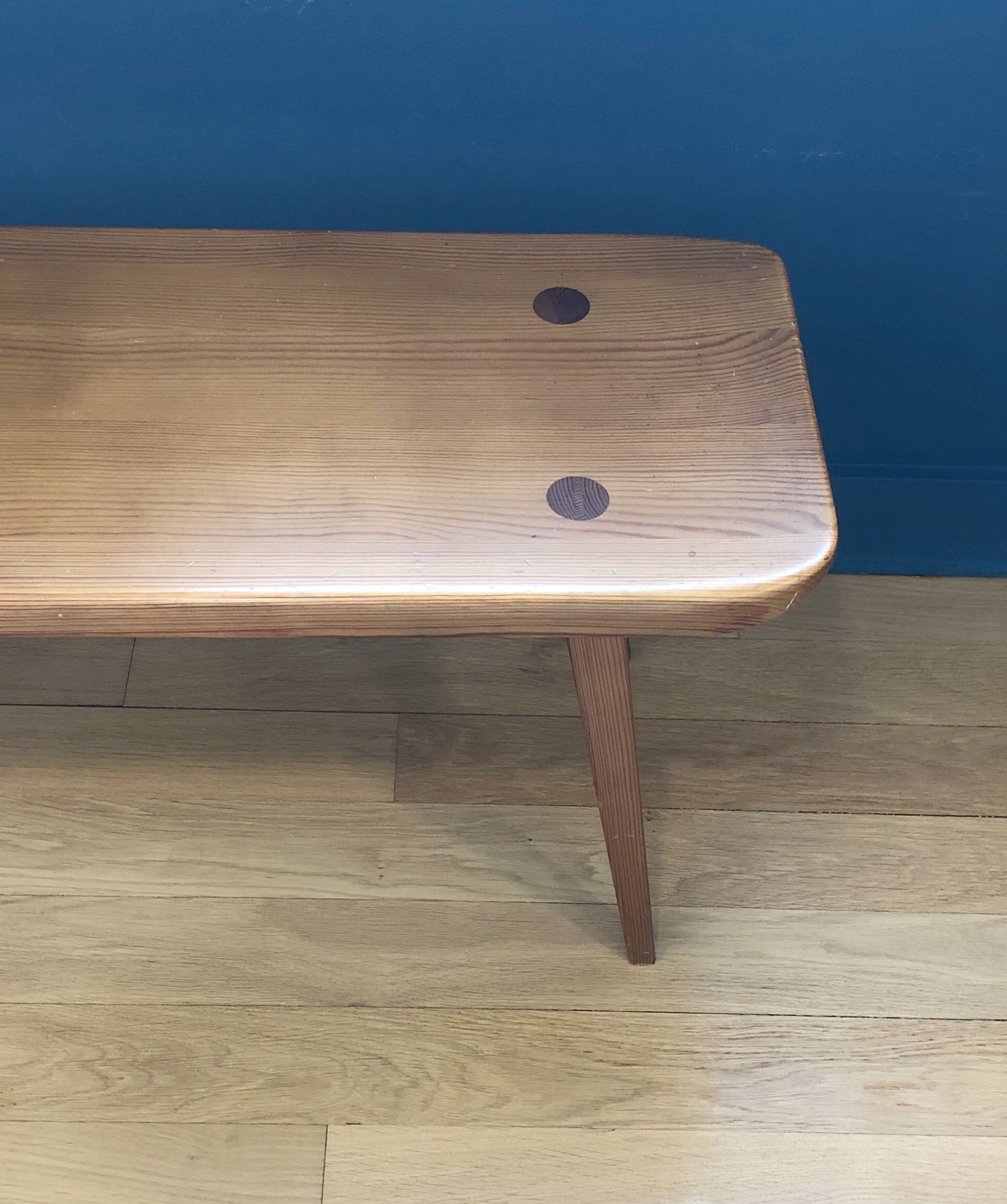 Scandinavian wooden bench