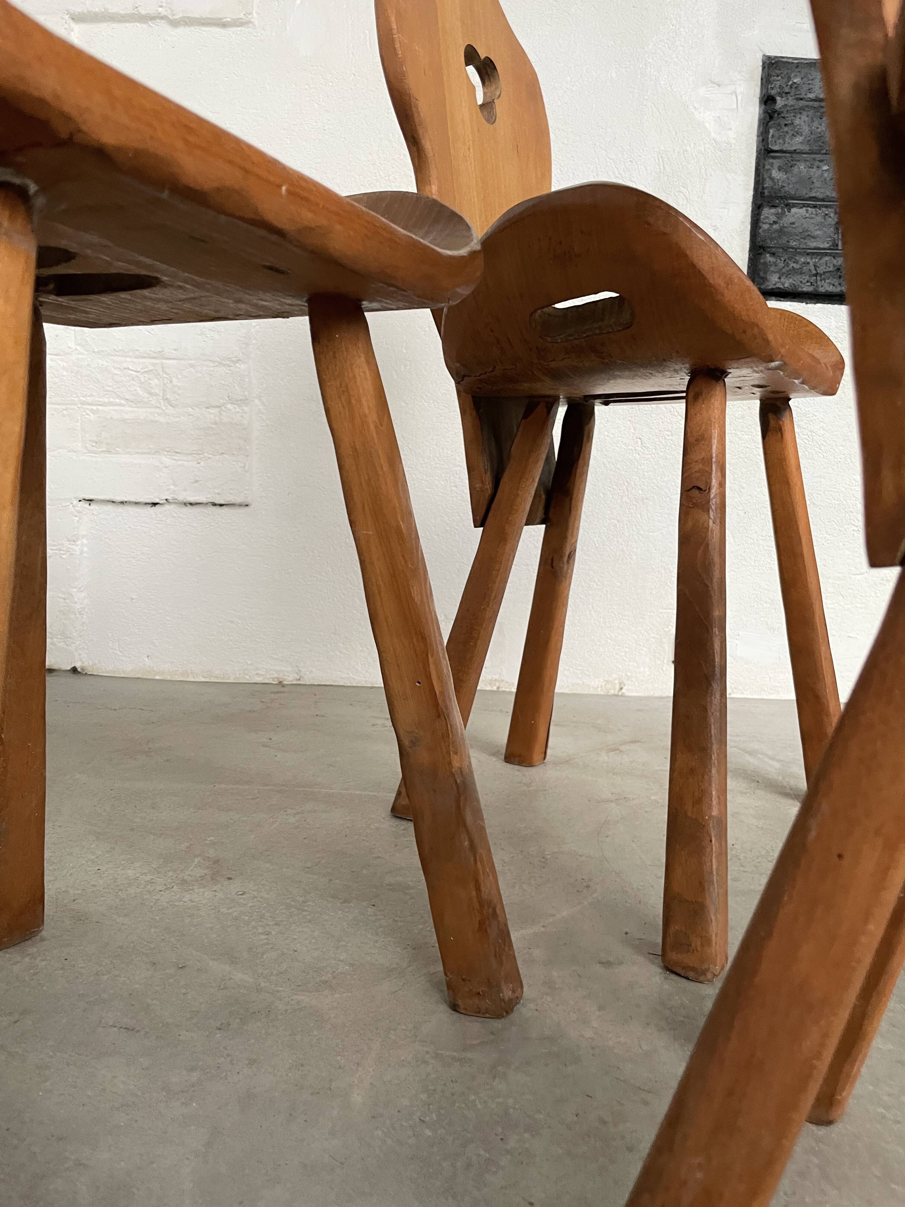 Oak mountain chalet chairs