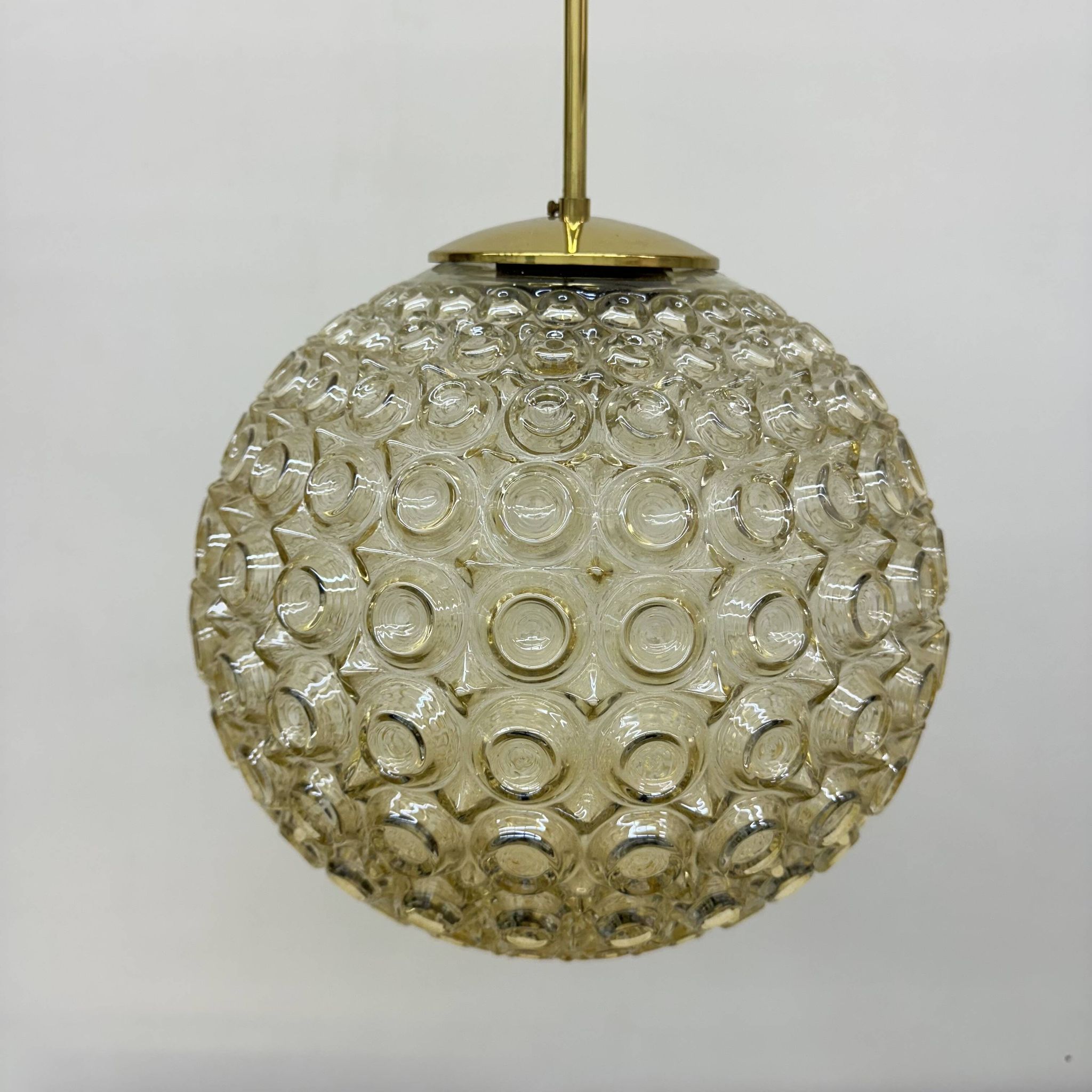 Limburg Glashütte bubble glass pendant light , 1970’s