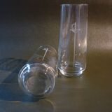 Set of 2 glasses with engraved sword