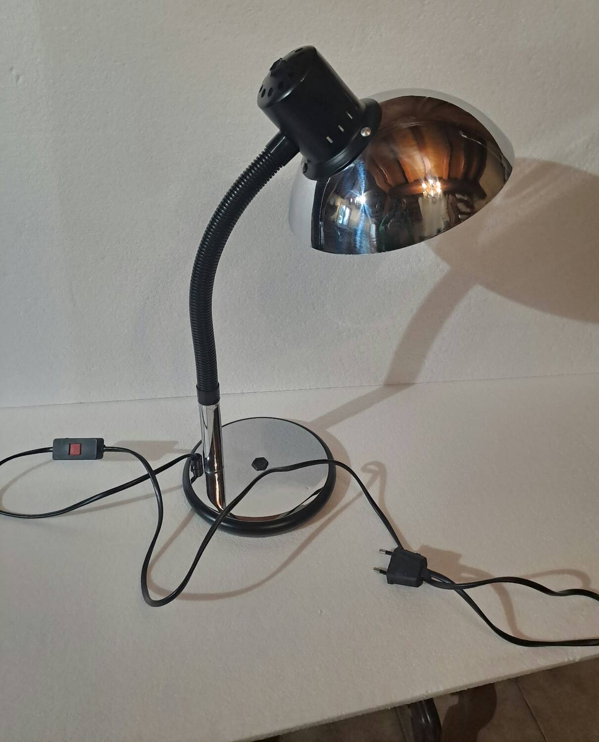 Lampe de bureau articulée Aluminor années 80