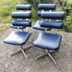 4 sièges de coiffeur style Space Age, années 70