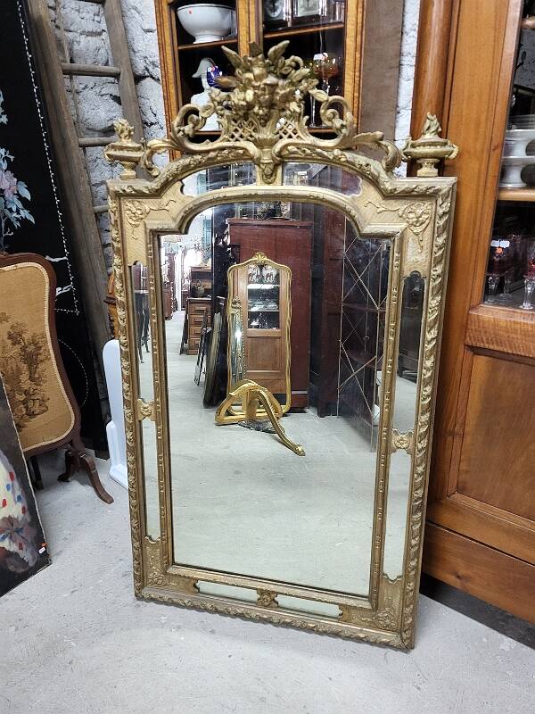 19th century gilded mirror ref. I