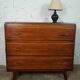 commode années 50 vintage trois tiroirs pieds compas