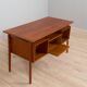 Danish mid century modern teak desk in teak with 4 drawers, 1960s