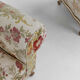French set of lounge chairs in floral upholstery