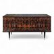 Art Deco enfilade in Macassar ebony from the 1960s.