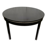 Black Scandinavian extendable round table dia 118cm length 167cm an70