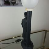 Black ceramic lamp woman floor lamp