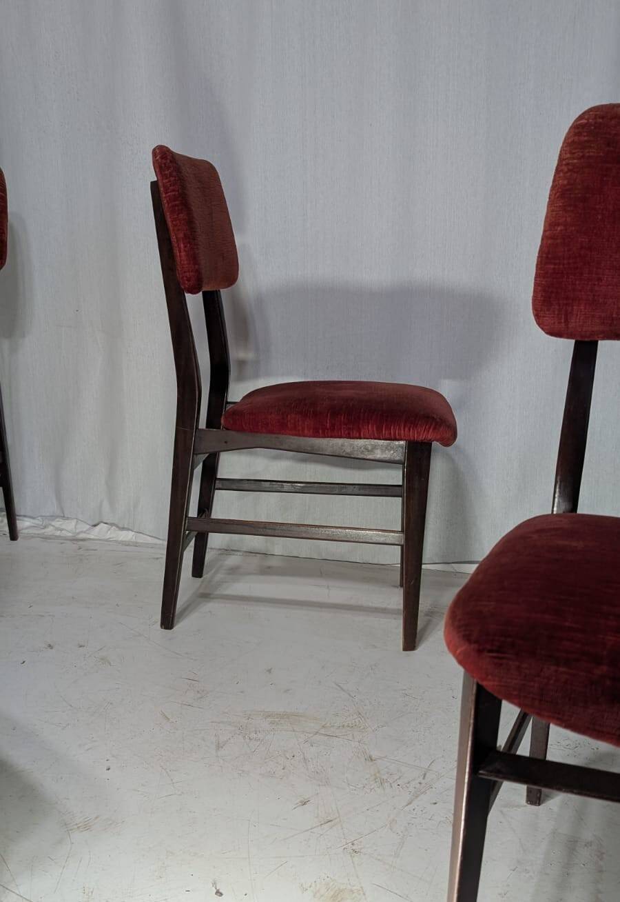 Set of 6 chairs by Vittorio Dassi, 1950s