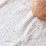 Berber Carpet White - 347 x 258 cm