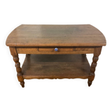 Old farm console in solid oak
