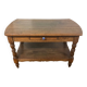 Old farmhouse console in solid oak