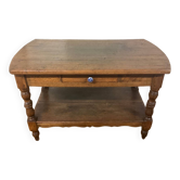 Old farmhouse console in solid oak