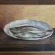 Modernist still life Fish on a plate, René Durey 1943