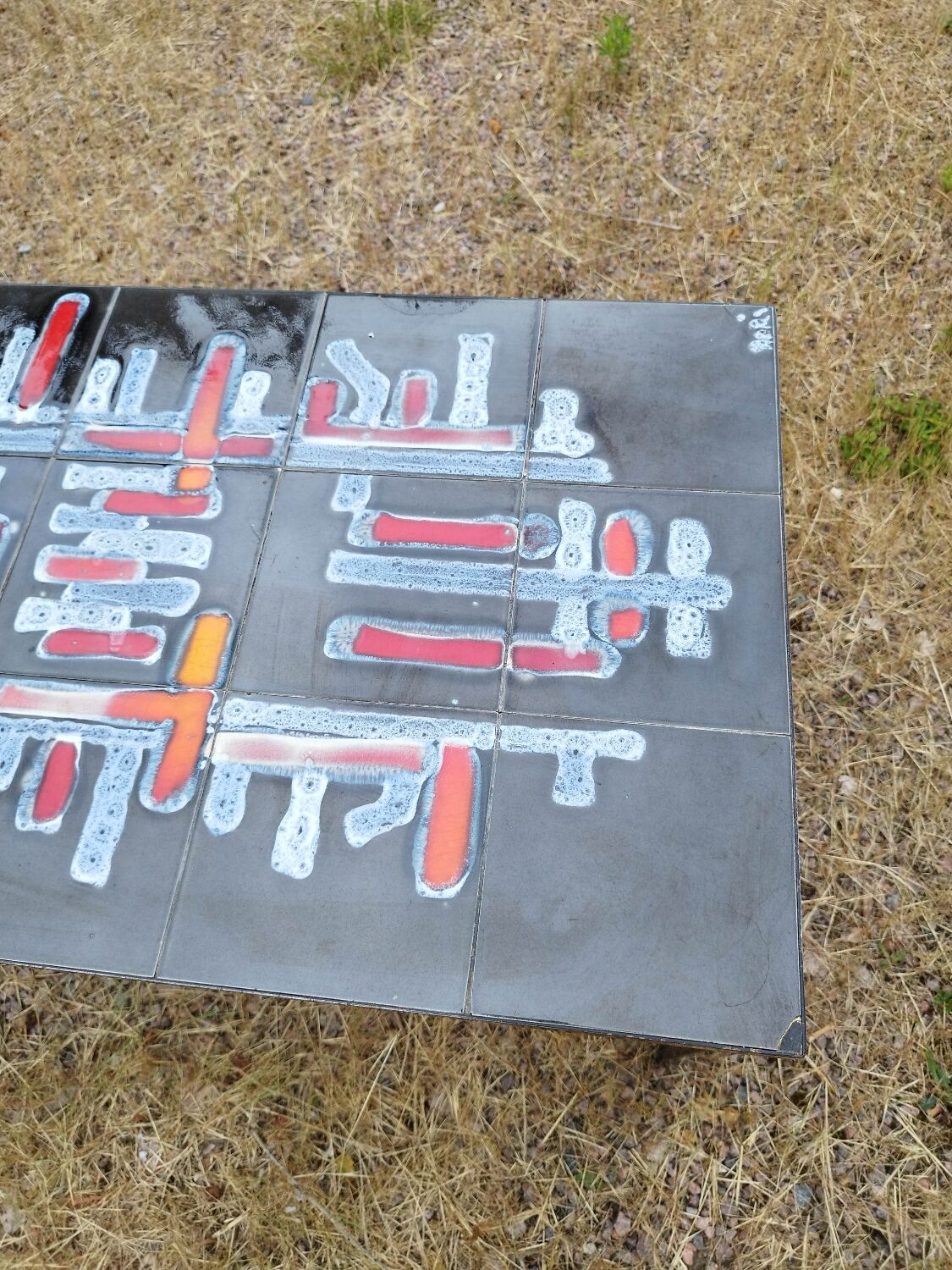 Ceramic iron coffee table ADRI Vallauris