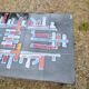 Ceramic iron coffee table ADRI Vallauris