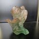 Pair of Daum "Nature" candlesticks in glass paste, 1988