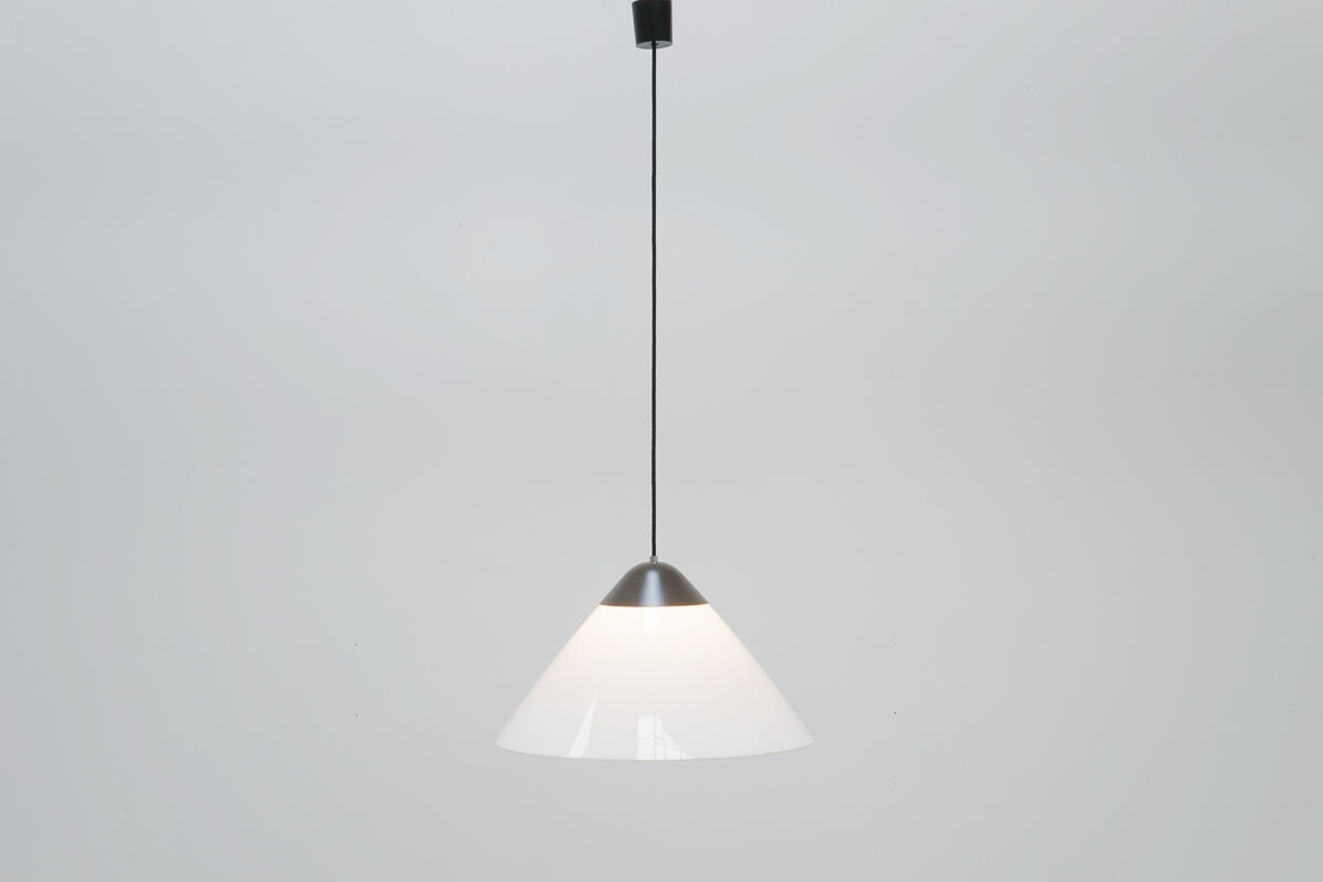 Vintage Opala ceiling light by Hans Wegner for Louis Poulsen