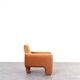Vintage Italian Lounge Chair in Copper Velvet, 1970s.