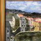 Framed oil painting
