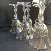6 Saint Louis water glasses cut Lozère service stamped