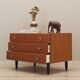 Commode en teck, design scandinave, années 1970, fabrication : ÆJM Møbler