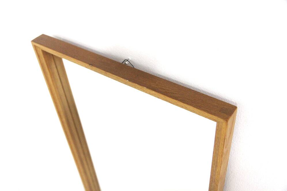 Miroir scandinave en chêne "792 Profil", Nybrofabriken, Suède, 1960