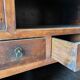 Chinese vessel cabinet 19th century in elm wood