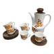 Service à café ou thé en porcelaine Seltmann Weiden K W.Germany Bavaria - années 70 Vintage