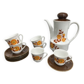 Service à café ou thé en porcelaine Seltmann Weiden K W.Germany Bavaria - années 70 Vintage