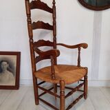 Pair of nursing or fireside armchairs