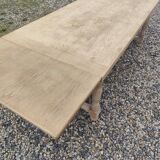 Table de ferme avec deux rallonges