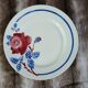 6 mismatched antique dinner plates