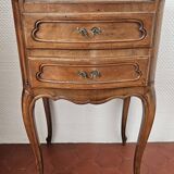Louis XV bedside table in walnut wood