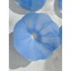 Set of 9 vintage blue opaline glass pendants