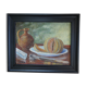 Table still life with melons signed