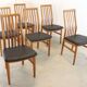 Set van 6 Kai Kristiansen voor Schou Andersen stoelen 'Lille Arden'