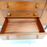 Vintage Teak Enfilade "Bow Front" – Greaves & Thomas – English Design