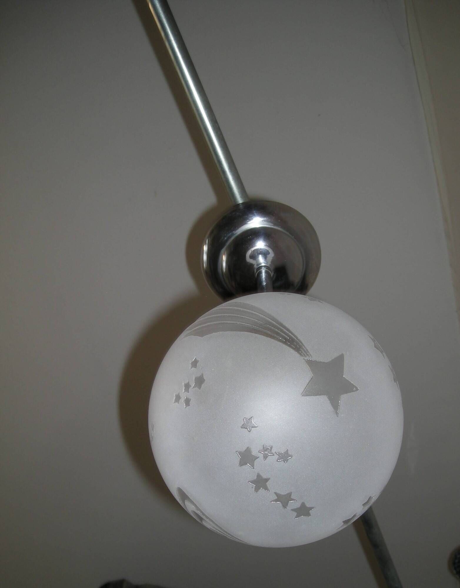 Star lustre; planets - 1920s Deveau - Art Deco
