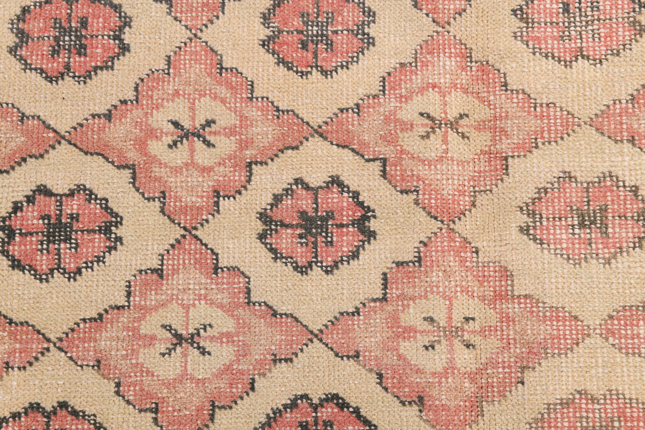 Antique handmade vintage rug 202x138cm