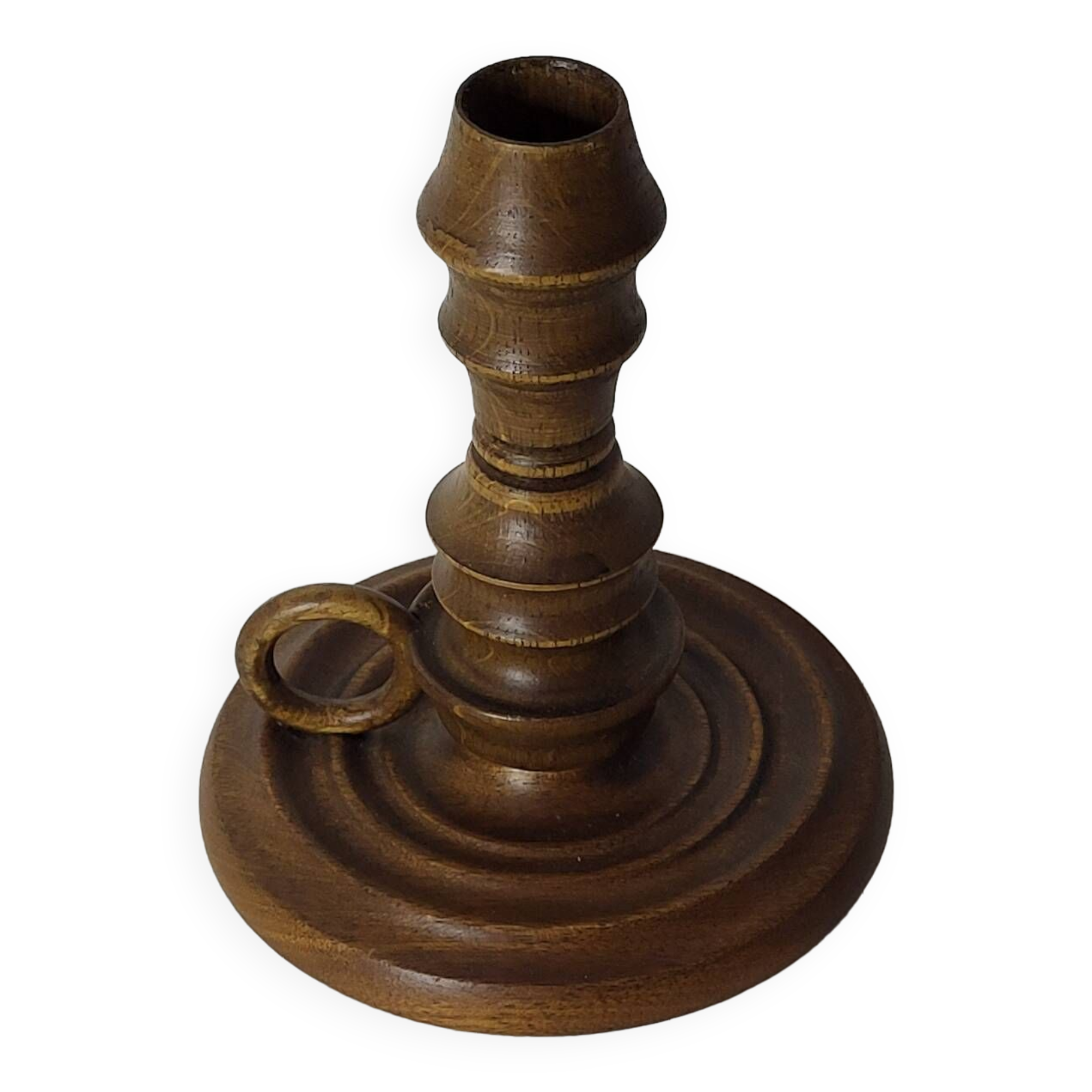 Wooden candle holder