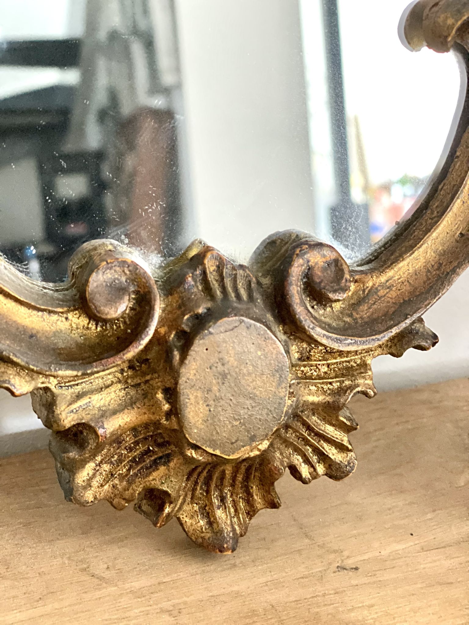 Golden mirror