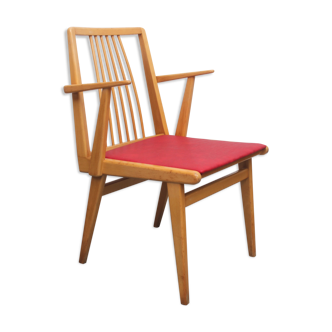 1950s armchair in beechwood
