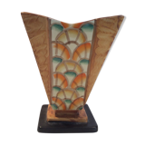 Hand painted art deco vase by Myott and son