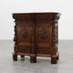 Flemish renaissance "beeldenkast" cabinet in oak wood Antwerp, ca. 1630