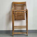 Children's lounge chair in bamboo & beech vintage 1950